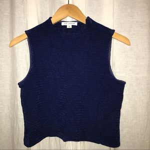 Vintage St. John Sapphire Blue Top